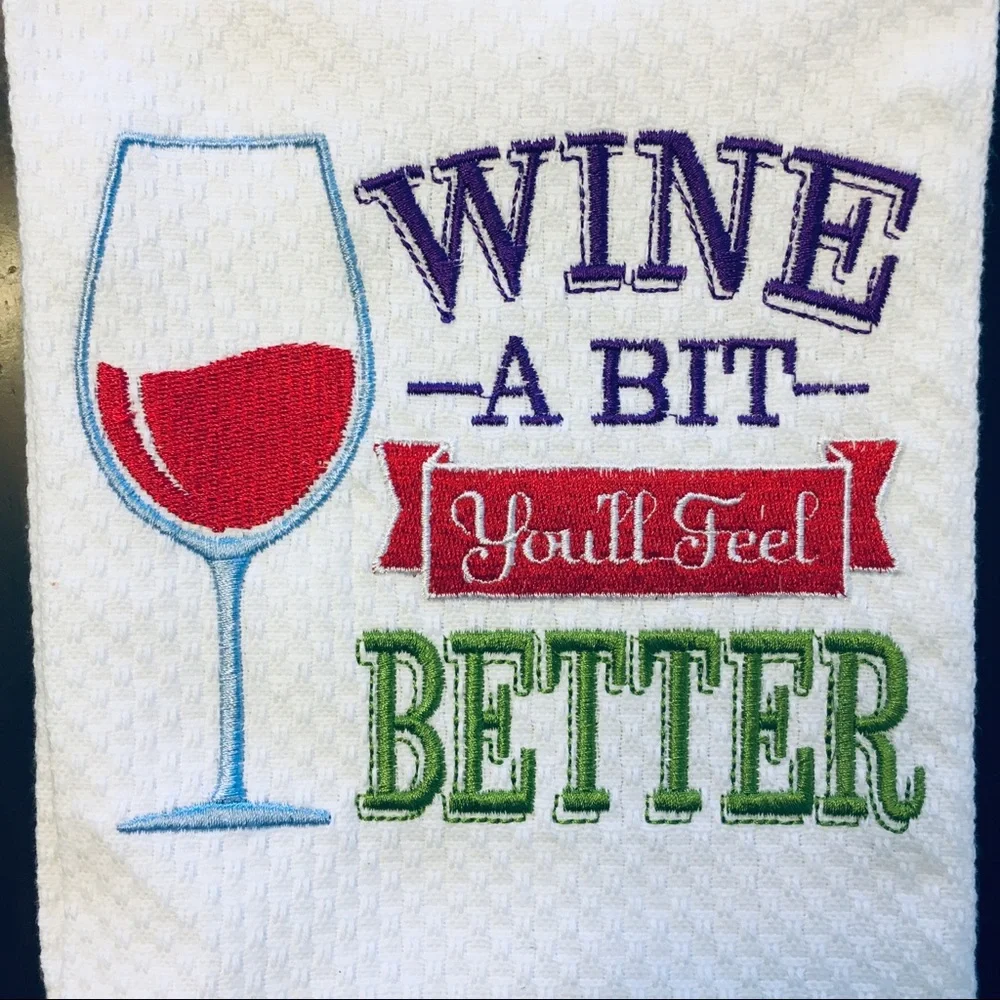 Wine Lovers Kitchen Towel
